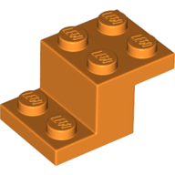 Plaatje in Gallery viewer laden, LEGO® los onderdeel Beugel in kleur Oranje 18671