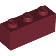 Plaatje in Gallery viewer laden, LEGO® los onderdeel Steen in kleur Donkerrood 3622