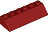 LEGO® los onderdeel Dakpan Algemeen Donkerrood 23949