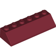 LEGO® los onderdeel Dakpan Algemeen Donkerrood 23949