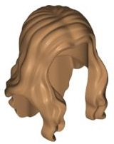 LEGO® los onderdeel Haar in kleur Medium Noga 95225