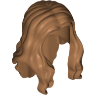 LEGO® los onderdeel Haar in kleur Medium Noga 95225