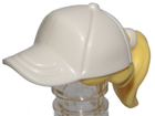 LEGO® los onderdeel Haar in kleur Helder Lichtgeel 35660pb03