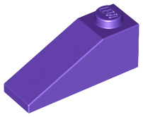 Plaatje in Gallery viewer laden, LEGO® los onderdeel Dakpan Algemeen Donkerpaars 4286