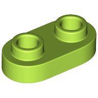 Plaatje in Gallery viewer laden, LEGO® los onderdeel Plaat Rond in kleur Limoen 35480
