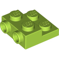 Plaatje in Gallery viewer laden, LEGO® los onderdeel Plaat Aangepast in kleur Limoen 99206