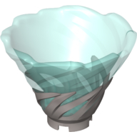 LEGO® los onderdeel Energy Effect in kleur Zilver 50663pb02