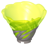 LEGO® los onderdeel Energy Effect in kleur Zilver 50663pb04