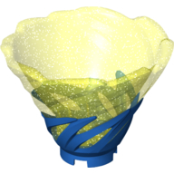 Plaatje in Gallery viewer laden, LEGO® los onderdeel Energy Effect in kleur Blauw 50663pb07
