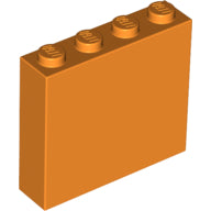 LEGO® los onderdeel Steen in kleur Oranje 49311