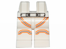 Plaatje in Gallery viewer laden, LEGO® los onderdeel Benen met Motief Wit 970c00pb0973