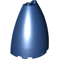 LEGO® los onderdeel Kegel in kleur Donkerblauw 18909