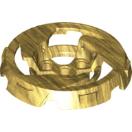 Plaatje in Gallery viewer laden, LEGO® los onderdeel Wiel Accessoire Parel Goud 41179