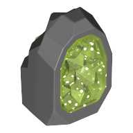 Plaatje in Gallery viewer laden, LEGO® los onderdeel Rots Donker Blauwachtig Grijs 49656pb01