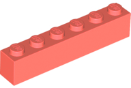 Plaatje in Gallery viewer laden, LEGO® los onderdeel Steen in kleur Koraal 3009