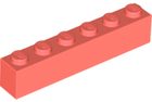 LEGO® los onderdeel Steen in kleur Koraal 3009