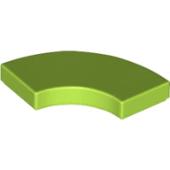 LEGO® los onderdeel Tegel Rond in kleur Limoen 27925