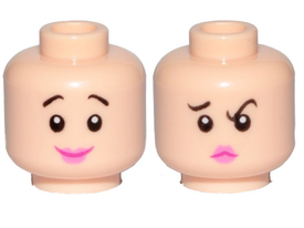LEGO® los onderdeel Hoofd in kleur Lichte Noga 3626pb2340