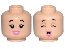 Plaatje in Gallery viewer laden, LEGO® los onderdeel Hoofd in kleur Lichte Noga 3626pb2342