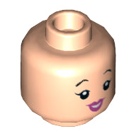 Plaatje in Gallery viewer laden, LEGO® los onderdeel Hoofd in kleur Lichte Noga 3626pb2342