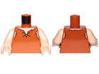 LEGO® onderdeel Lijf met Motief Donker Oranje 973pb3468c01