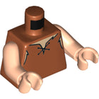 LEGO® onderdeel Lijf met Motief Donker Oranje 973pb3468c01