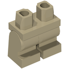 LEGO® los onderdeel Benen Aangepast Donker Geelbruin 970cm00