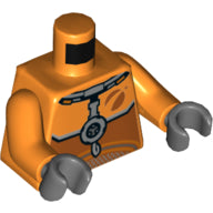 LEGO® los onderdeel Lijf met Motief Oranje 973pb3557c01