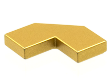 Plaatje in Gallery viewer laden, LEGO® los onderdeel Tegel Aangepast Metallic Gold 27263