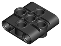 LEGO® los onderdeel Technische Verbinding Zwart 39793