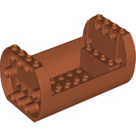 Plaatje in Gallery viewer laden, LEGO® los onderdeel Cilinder in kleur Donker Oranje 49949