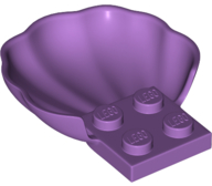 Plaatje in Gallery viewer laden, LEGO® los onderdeel Dier Onderdelen Medium Lavendel 18970