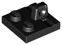 LEGO® los onderdeel Scharnier in kleur Zwart 92582