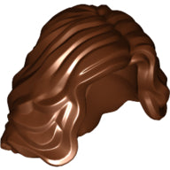 Plaatje in Gallery viewer laden, LEGO® los onderdeel Haar in kleur Roodachtig Bruin 23187