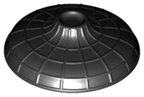 LEGO® los onderdeel Hoofddeksels in kleur Zwart 26007