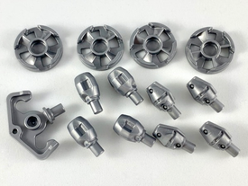 LEGO® los onderdeel Wapen in kleur Zilver 40598