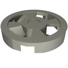 Plaatje in Gallery viewer laden, LEGO® los onderdeel Wapen in kleur Zilver 40598a