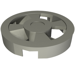 LEGO® los onderdeel Wapen in kleur Zilver 40598a