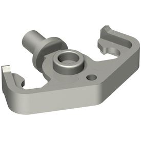 LEGO® los onderdeel Wapen in kleur Zilver 40598b