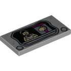 LEGO® Tegel met Motief Licht Blauwachtig Grijs 87079pb0562