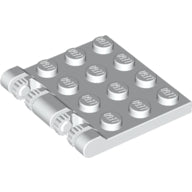 Plaatje in Gallery viewer laden, LEGO® los onderdeel Scharnier in kleur Wit 44570