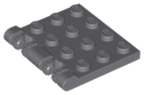 Plaatje in Gallery viewer laden, LEGO® los onderdeel Scharnier Donker Blauwachtig Grijs 44570