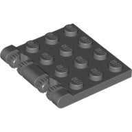 Plaatje in Gallery viewer laden, LEGO® los onderdeel Scharnier Donker Blauwachtig Grijs 44570