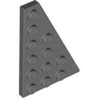 Plaatje in Gallery viewer laden, LEGO® los onderdeel Wig Plaat Donker Blauwachtig Grijs 48205