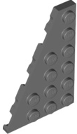 LEGO® los onderdeel Wig Plaat Donker Blauwachtig Grijs 48208