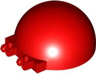Plaatje in Gallery viewer laden, LEGO® los onderdeel Voorruit in kleur Rood 50747