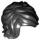 LEGO® los onderdeel Haar in kleur Zwart 25409