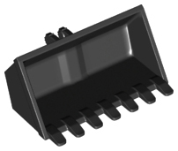 LEGO® los onderdeel Voertuig in kleur Zwart 50335