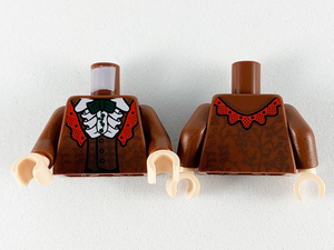 LEGO® Lijf met Motief Roodachtig Bruin 973pb3701c01