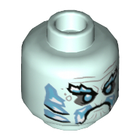 LEGO® los onderdeel Hoofd in kleur Licht Aqua 3626cpb2423